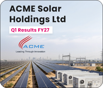Acme Solar Holdings Ltd. Q1 Results FY 27